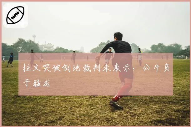 拉文突破倒地裁判未表示,公牛负于猛龙